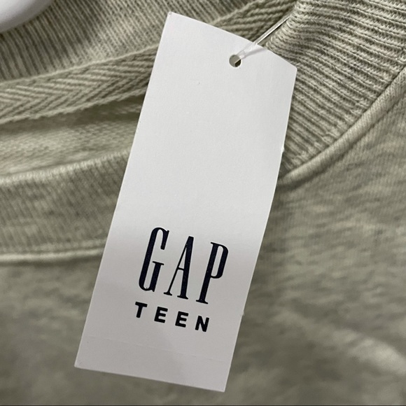 NWT Gap Teen Cropped Sweatshirt - Picture 4 of 8